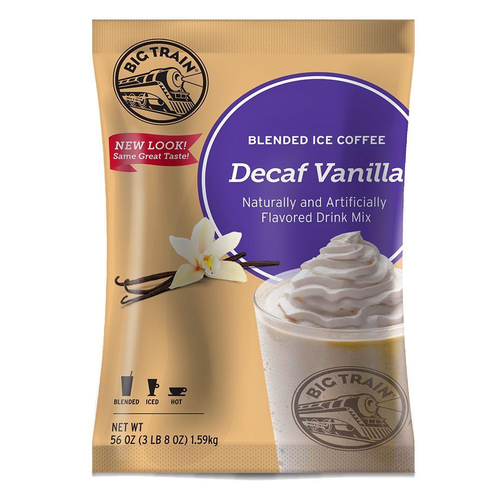 Big Train Blended Ice Coffee 3.5 lb Vanilla Latte Decaf